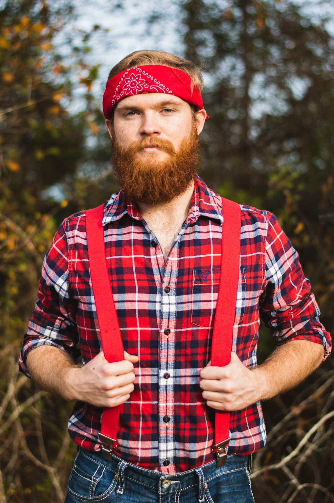 Portrait of a bearded man