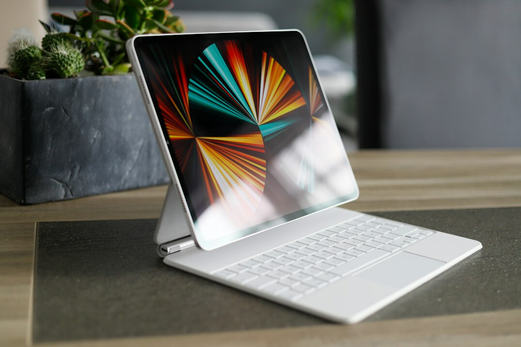 Laptop with code editor open