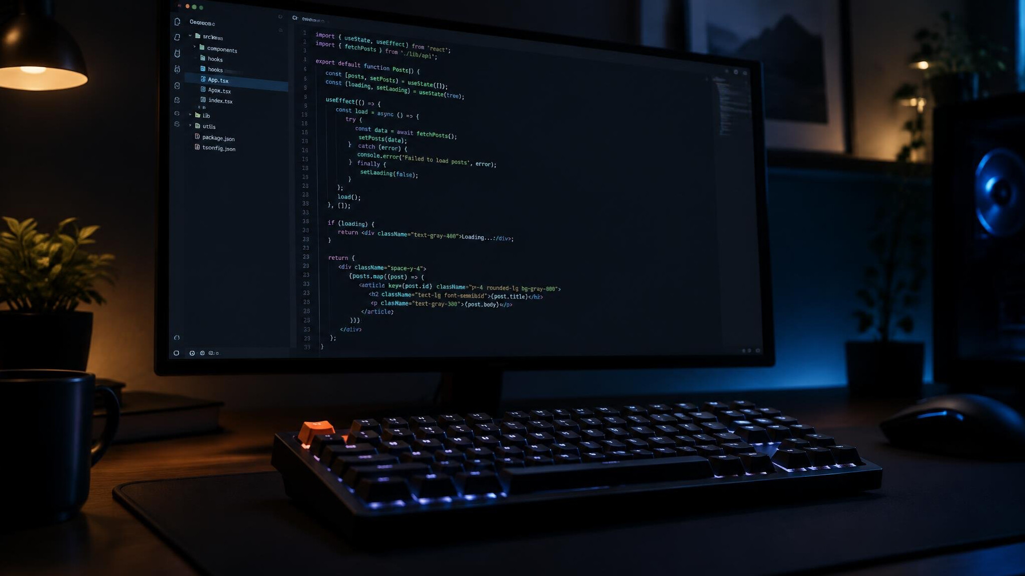 Monitor with programming code