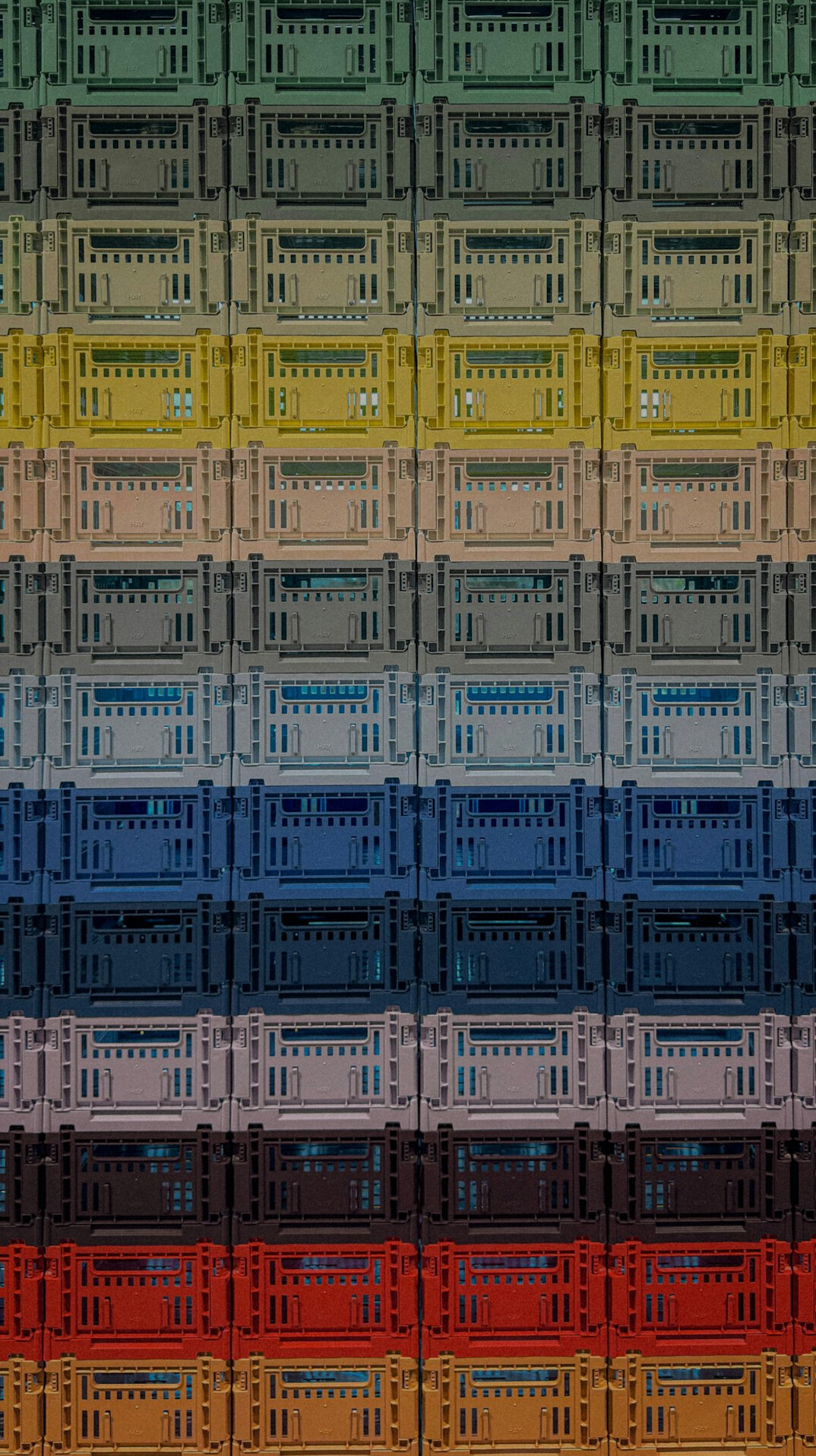 Rows of servers in a data center